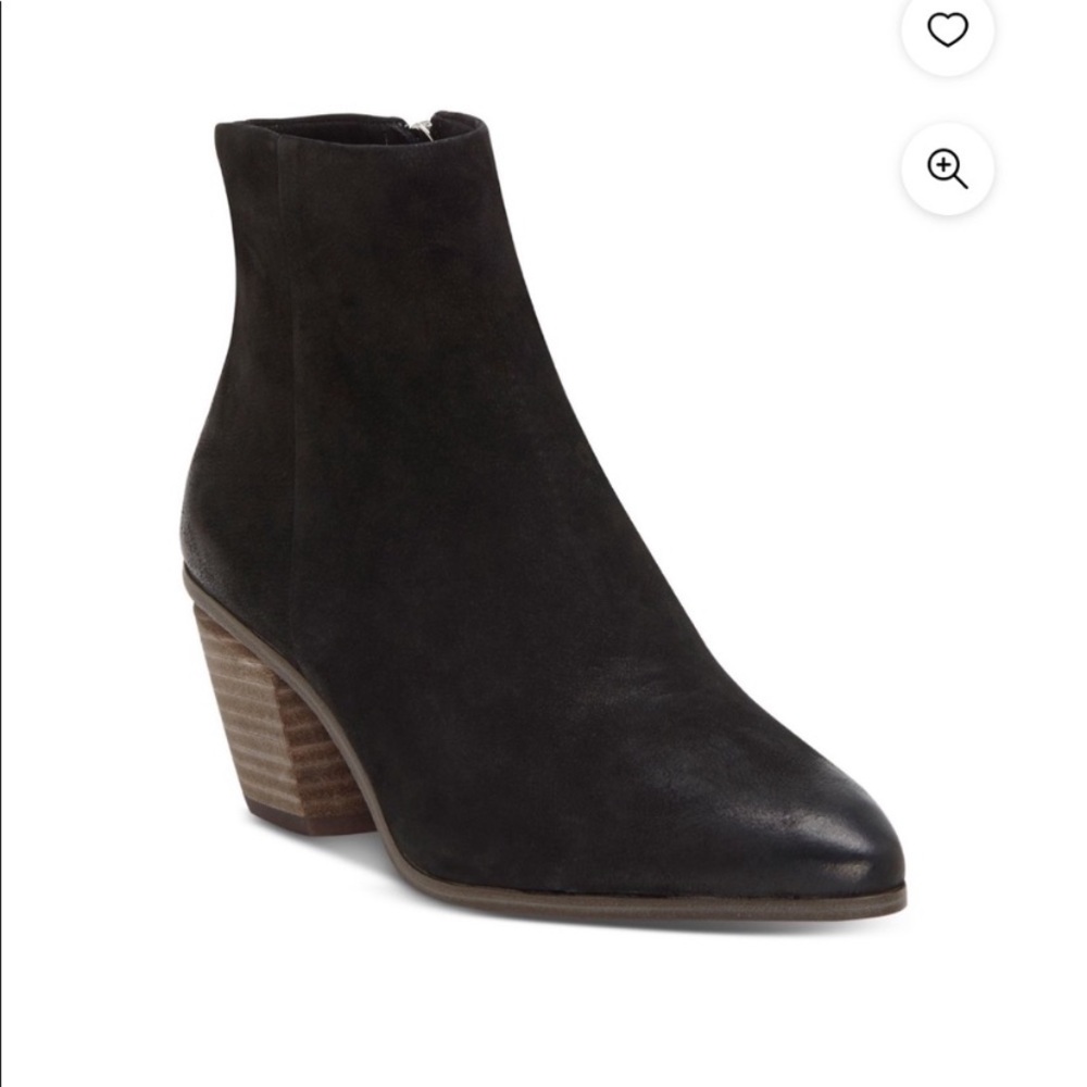Vince Camuto black ankle booties